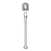 Sterling Silver Reflections Clear Crystal Top Pendant